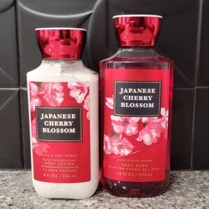 JAPANESE CHERRY BLOSSOM duo, NWT!